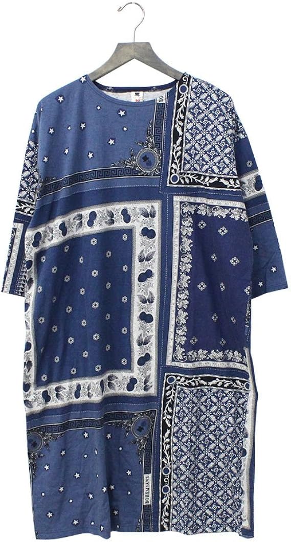 Amazon ボヘミアンズ Bohemians Op Bandana Lt Navy ワンピース チュニック 通販