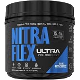 GAT SPORT NITRAFLEX Ultra, Blue Raspberry, 21.5 oz (30 Servings) | Advanced Pre-Workout Supplement Designed for Workout Energy, Focus, Endurance, and Hydration Support*