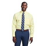 IZOD Men's Dress Shirt Regular Fit Long Sleeve