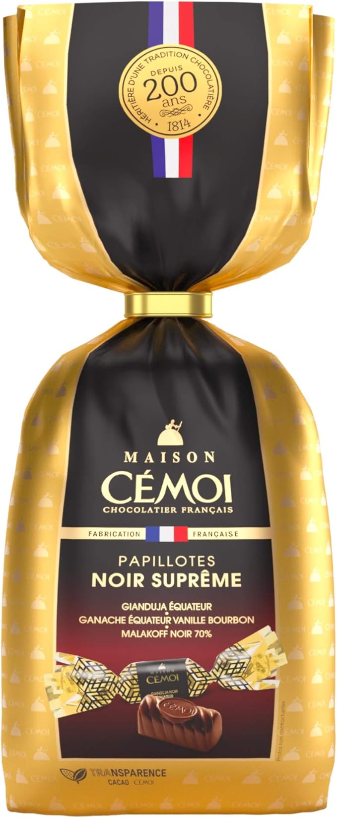 Cemoi Sachet De Papillotes Maison Noir Supreme 370 G Lot De 2 Amazon Fr Epicerie