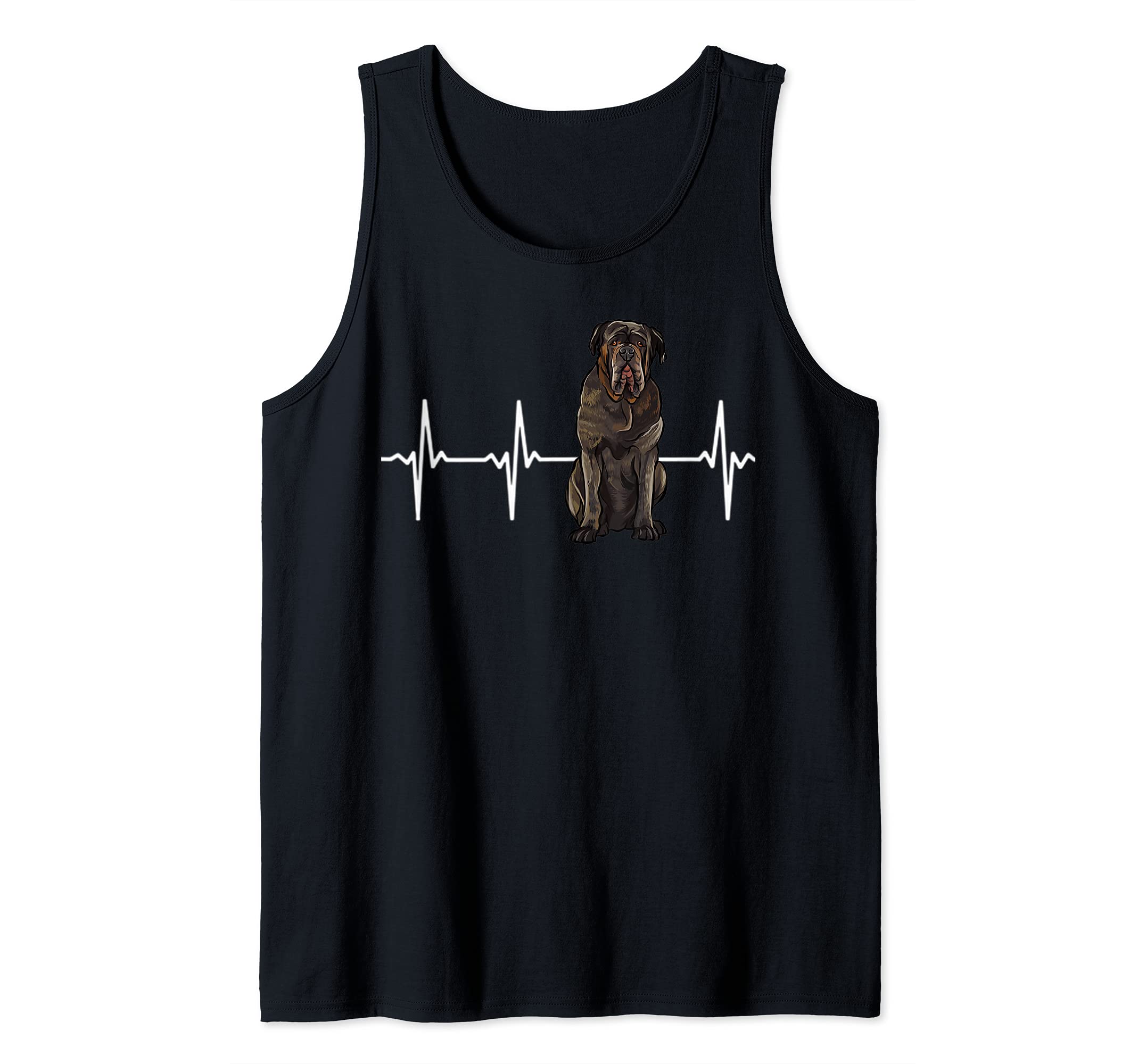 Neapolitan Mastiff Heartbeat Dog Lover Tank Top