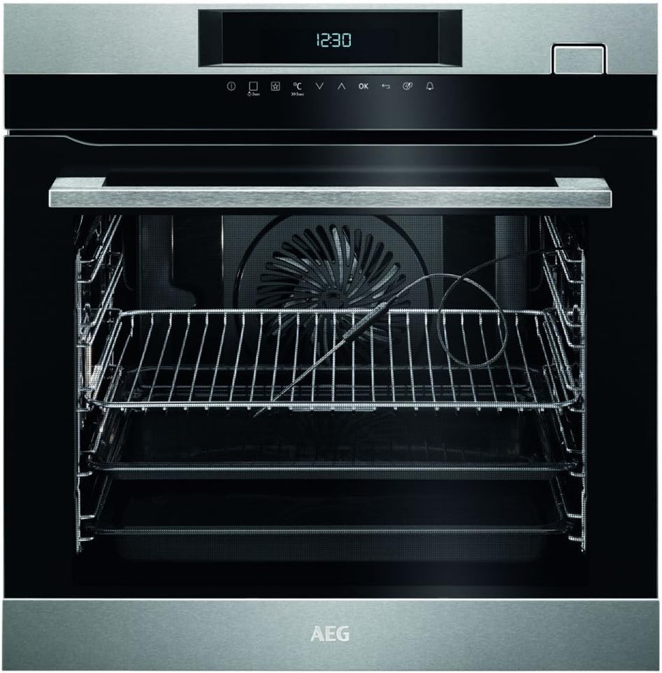 AEG BSK78232PM Single Electric Built in Steam Oven Stainless Steel