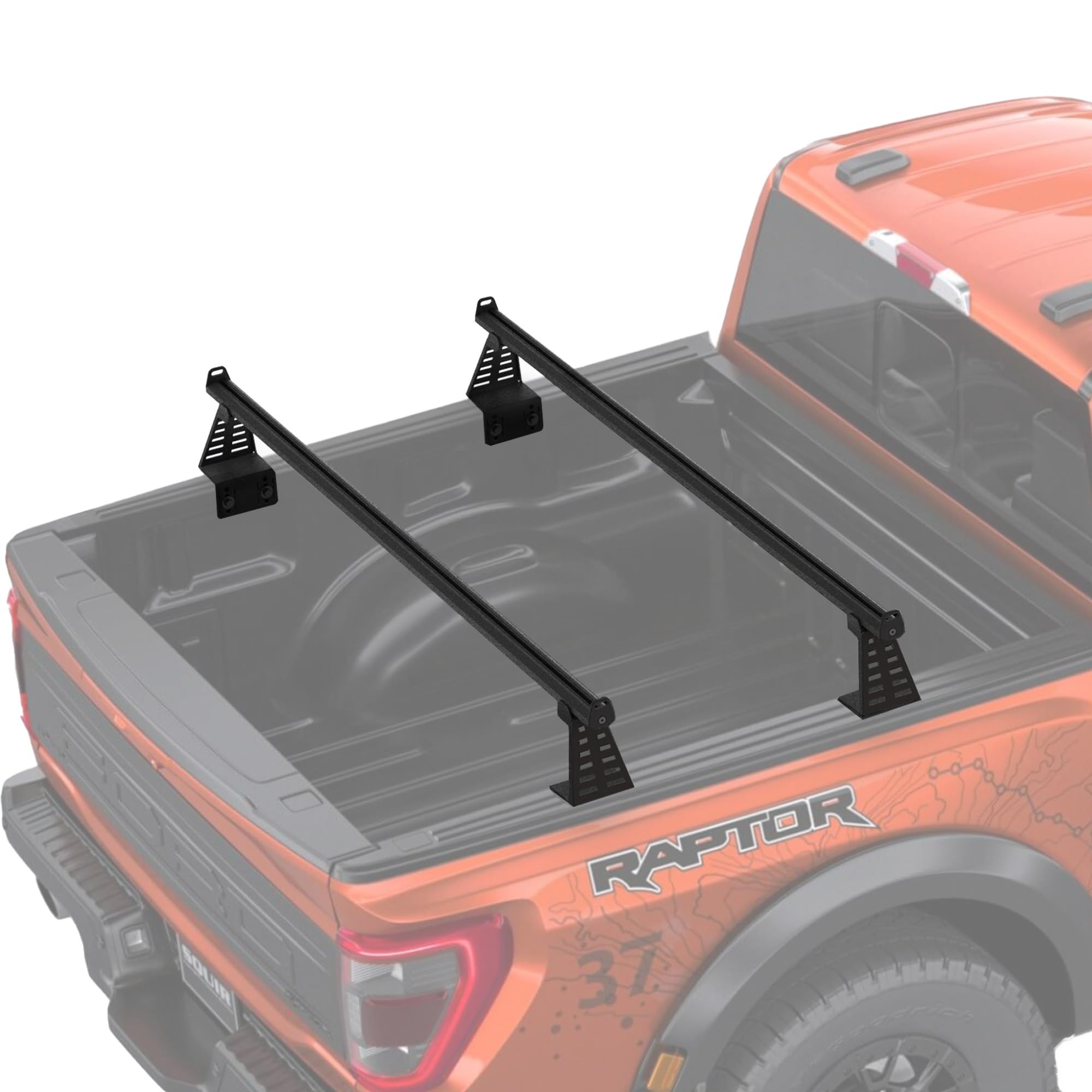 Photo 1 of Adjustable 71.3”Heavy Duty Truck Bed Rack Cross Bars?2PCS? for Full-Size Trucks with Soft Roll-Up, Hard Rolling,Tri-Fold, Retract Hard Tonneau Covers|Aluminum Cross Bars|Fits Kayak Racks, Bike Racks