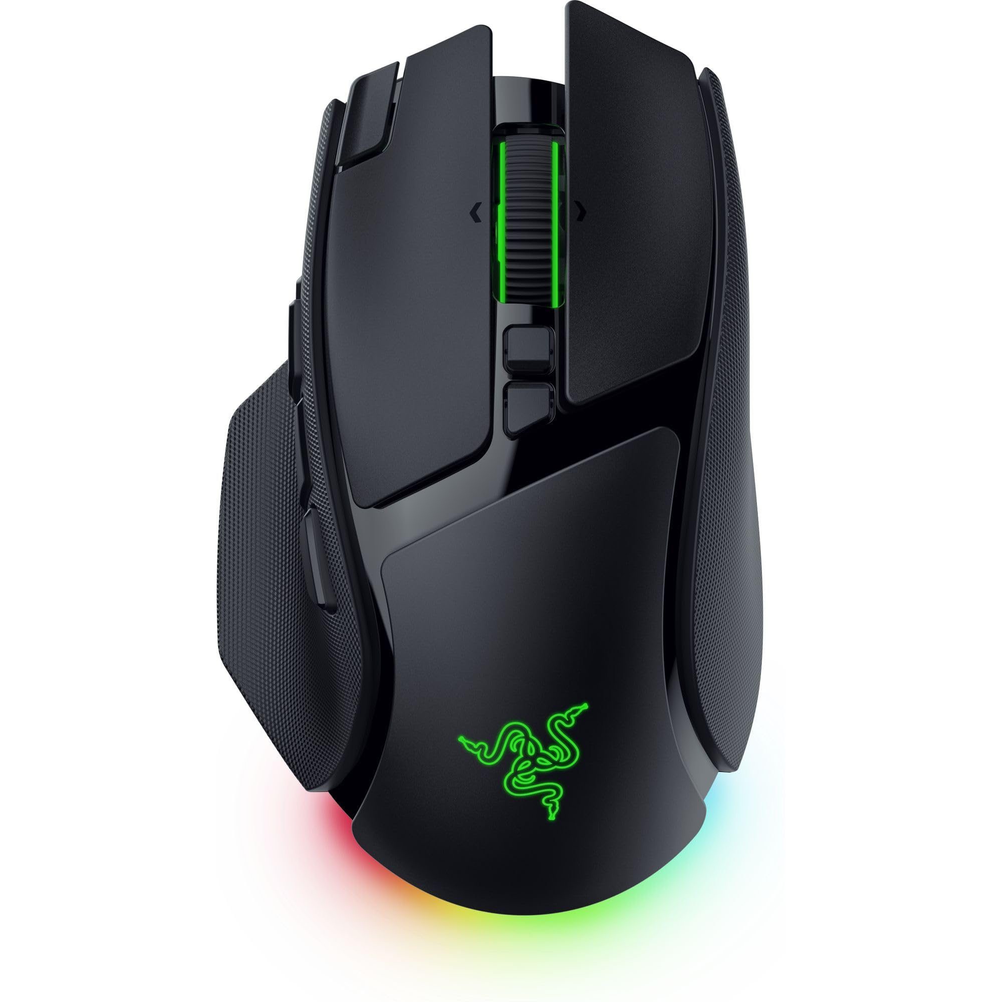 Razer Basilisk V4 Pro Wireless Gaming Mouse, 200 Hr Battery Life, Black | 8000 Hz Wireless, HyperScroll Tilt Wheel Gen-2, Foc