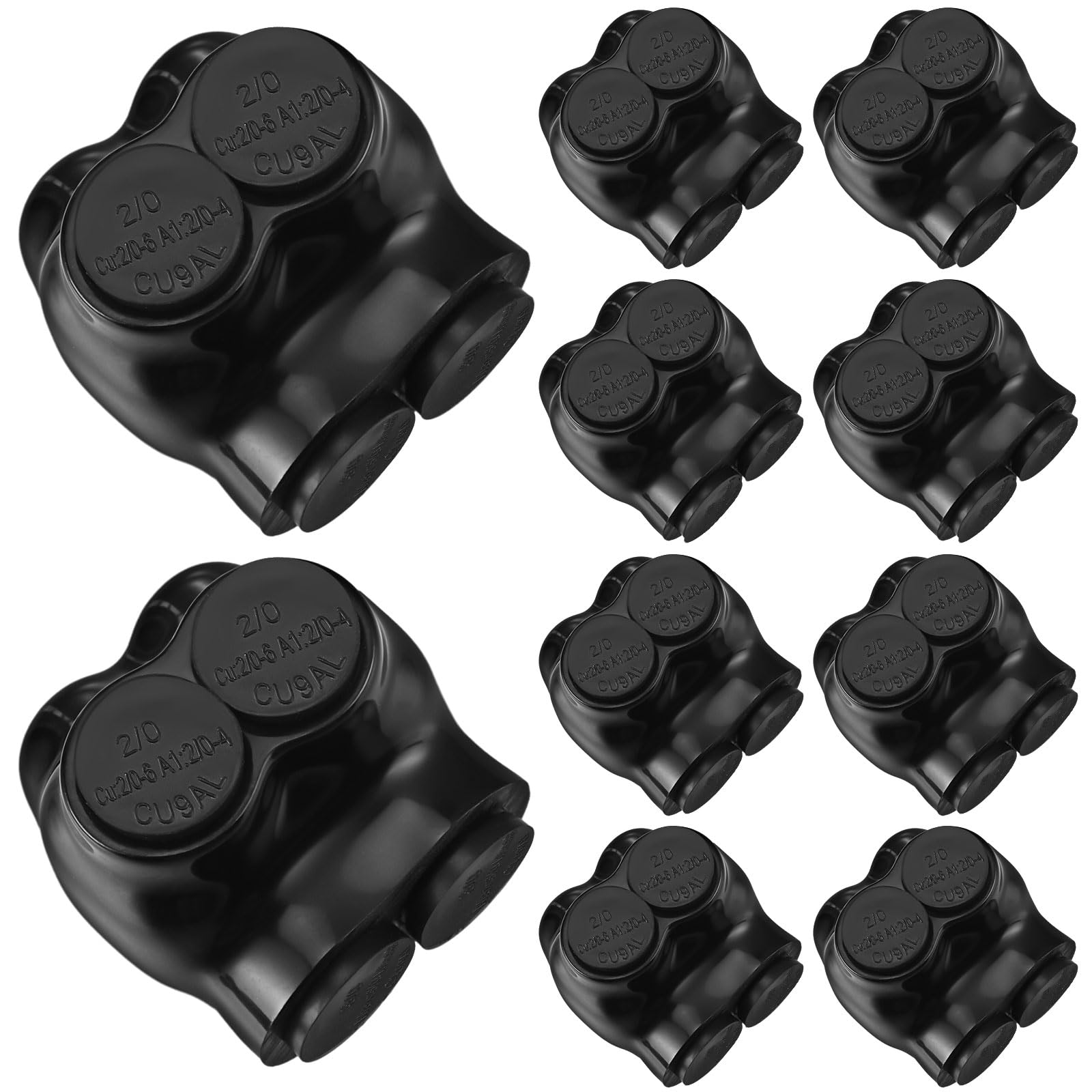 Saysurey 10 Pcs Insulated Multi Cable Connectors 2