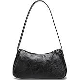 LACOMILA Small Shoulder Bag for Women Cute Mini Purse Trendy Vegan Leather Y2k Crescent Handbag