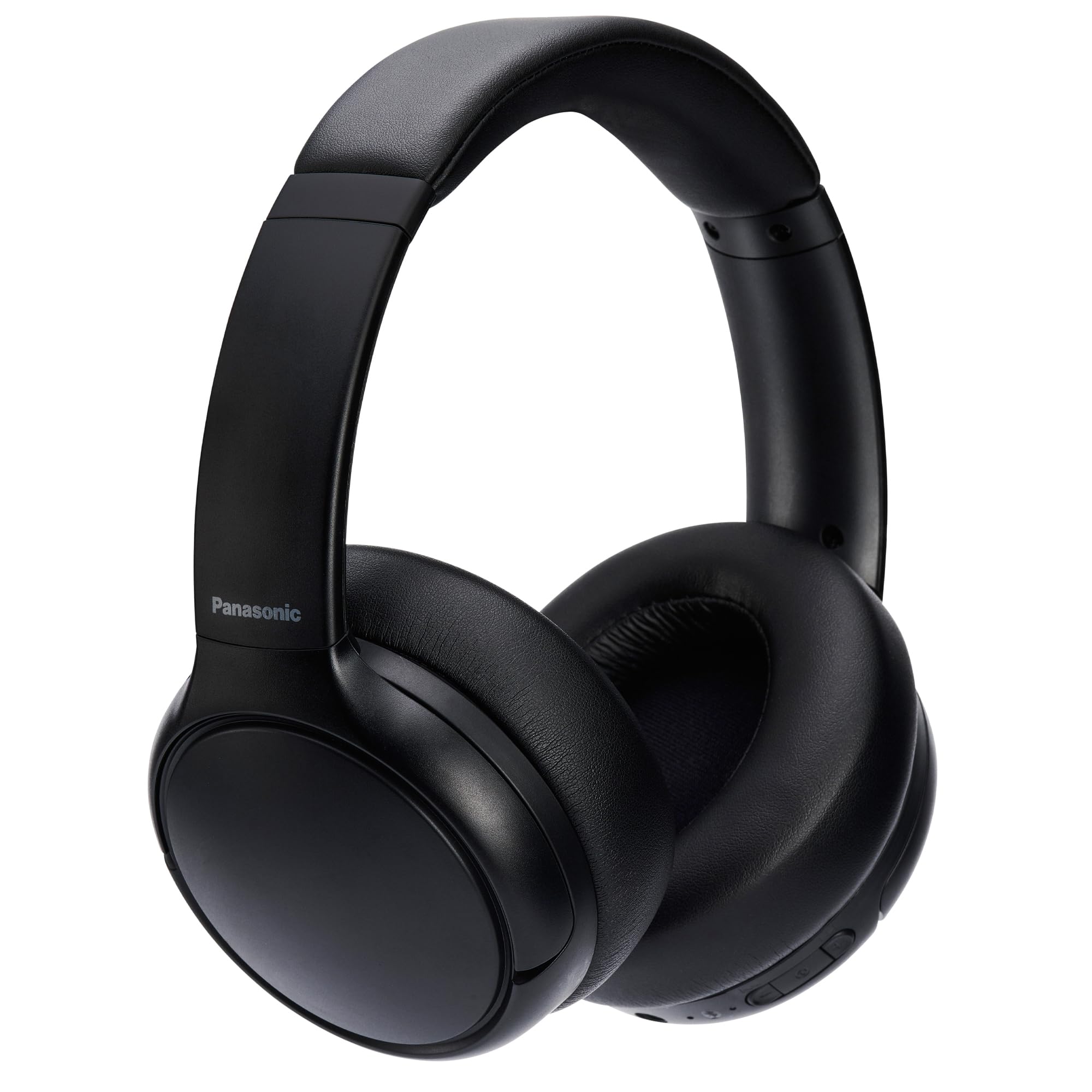 Panasonic M600B, Wireless Headphones with Hybrid ANC, Over-Ear Swivel Design, Bluetooth 5.3, Built-in Mic, Up To 65 Hours Playtime, XBS Deep, USB-C, Black