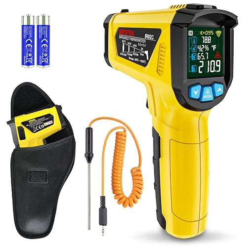 Infrared Thermometer Gun -58F to 1472F, Digital Temperature Gun with K ...