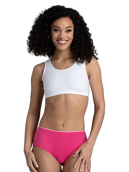 FRUIT OF THE LOOM WOMENS BREATHABLE UNDERWEAR, MOISTURE WICKING KEEPS YOU COOL & COMFORTABLE, AVAILABLE IN PLUS SIZE BRIEFS, MICRO MESH – LOW RISE BRIEF – 6 PACK – COLORS MAY VARY, 8 US