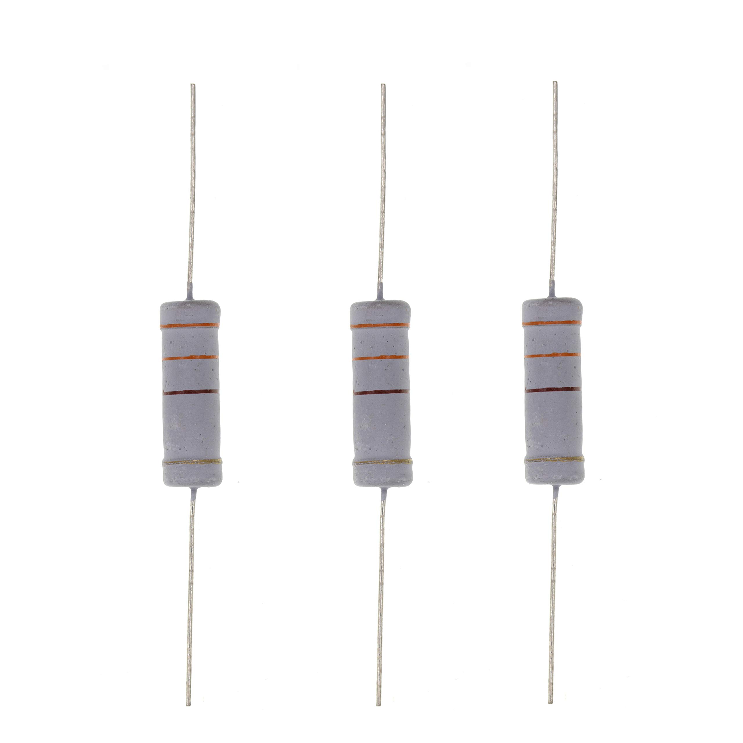 HUABAN 10PCS 5W 5 Watts 330R 330 Ohm 5% Metal Oxide Film Resistor