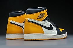 Jordan Mens Air 1 High OG 555088 711 Taxi - Size 10