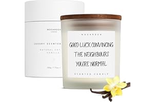 House Warming Gifts New Home Candle, Housewarming Gifts for New Home Essentials, Luxury Vanilla Candle 220g