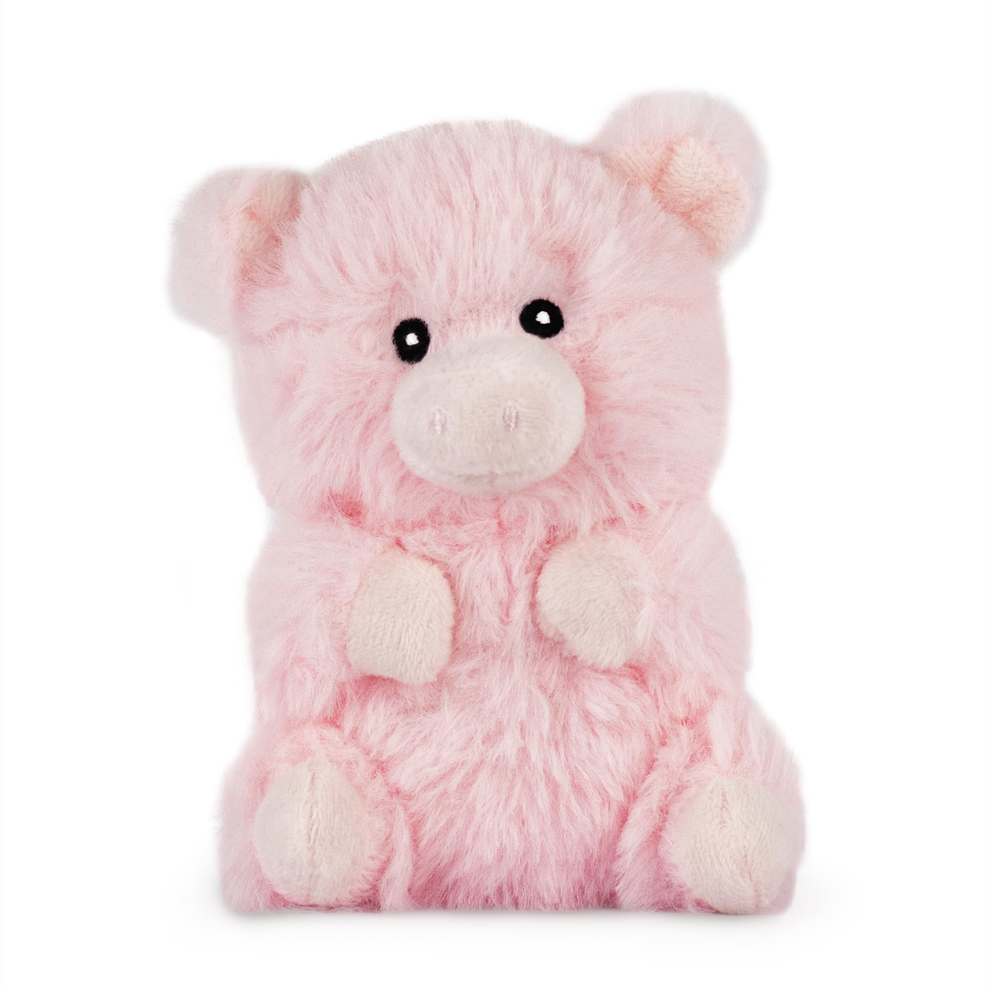 GOGOPO Sitting Pig Stuffed Animal Plush Toy| Fluffy Soft Farm Animal Toy| Gifts for Kids| 13cm