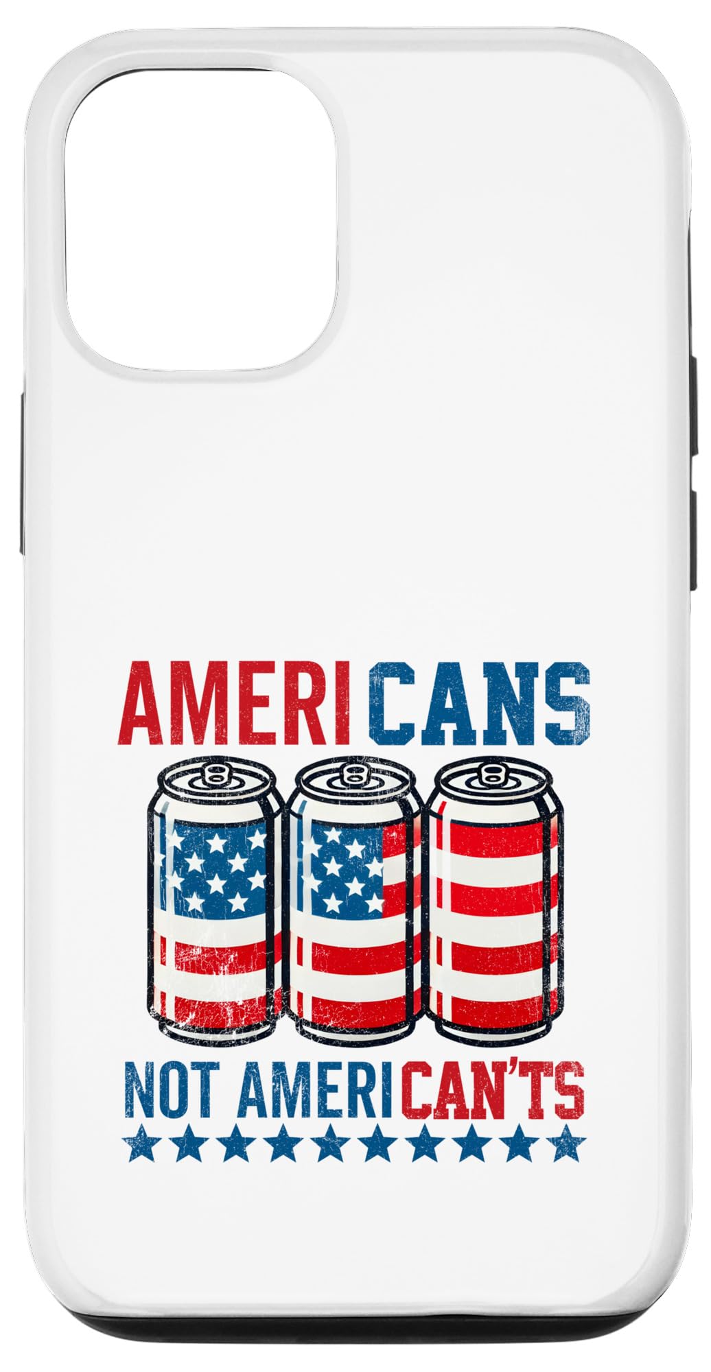 iPhone 14 Funny American Beer Cans Ameri Can Not Ameri Can't USA Case