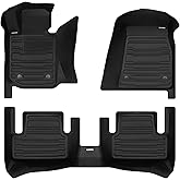 TuxMat - for BMW i4 2022-2026 Models - Custom Car Mats - Maximum Coverage, All Weather, Laser Measured - This Full Set Includes 1st and 2nd Rows