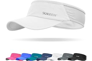Sukeen Sports Sun Visor Men Women Lightweight Packable Cooling Stretchy Visor Hat for Running, Tennis, Golf