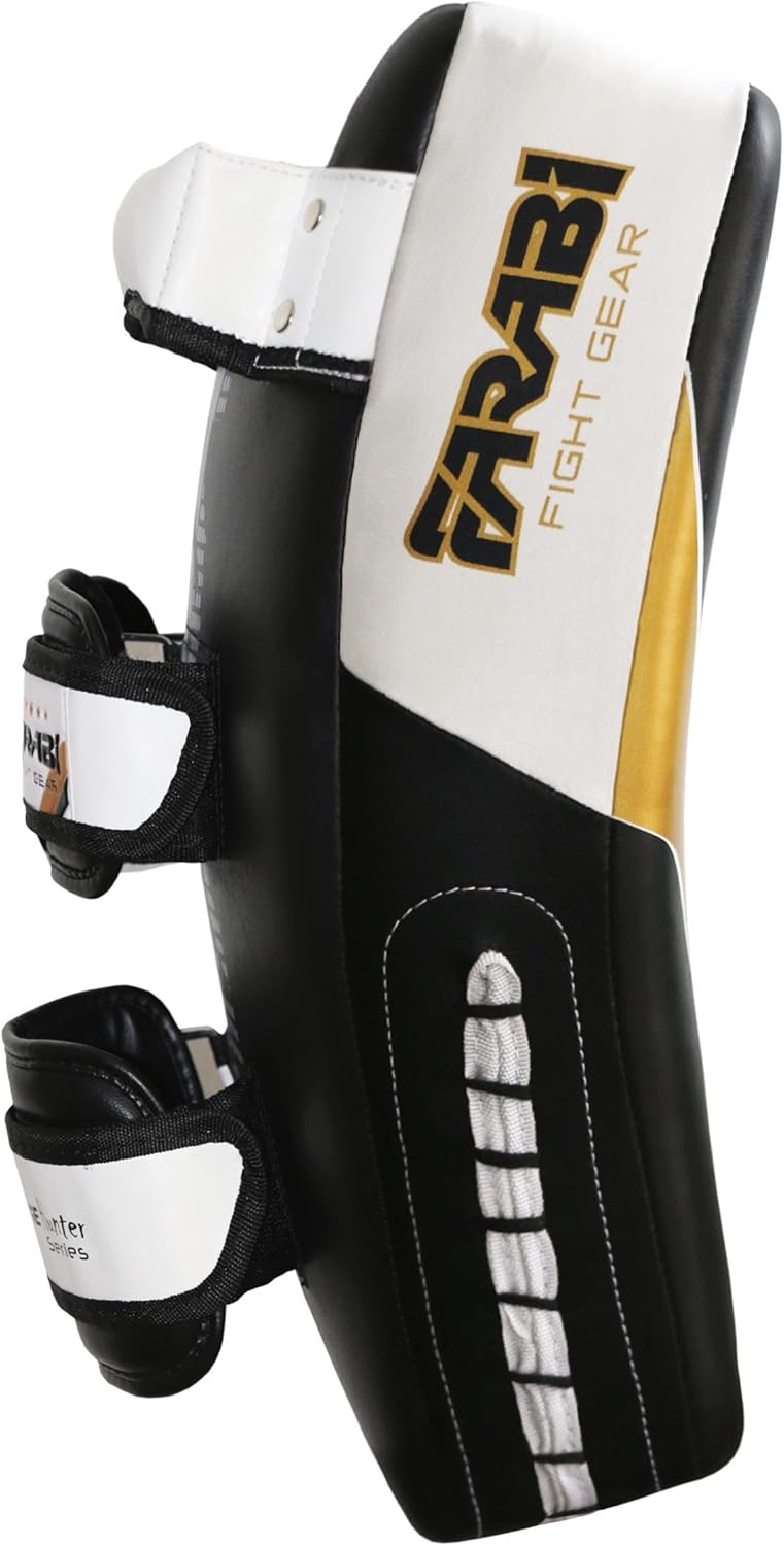 Farabi Kick Shield Thai pad MMA Muay Thai Shield Curved Pads Martial Art Training Pads Boxing Strike pad Curved Arm Pad MMA Focus pad Muay Punch Shield : Sports & Outdoors