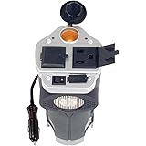 Rally 200-Watt Cup Holder Power Inverter with USB Port (7413)