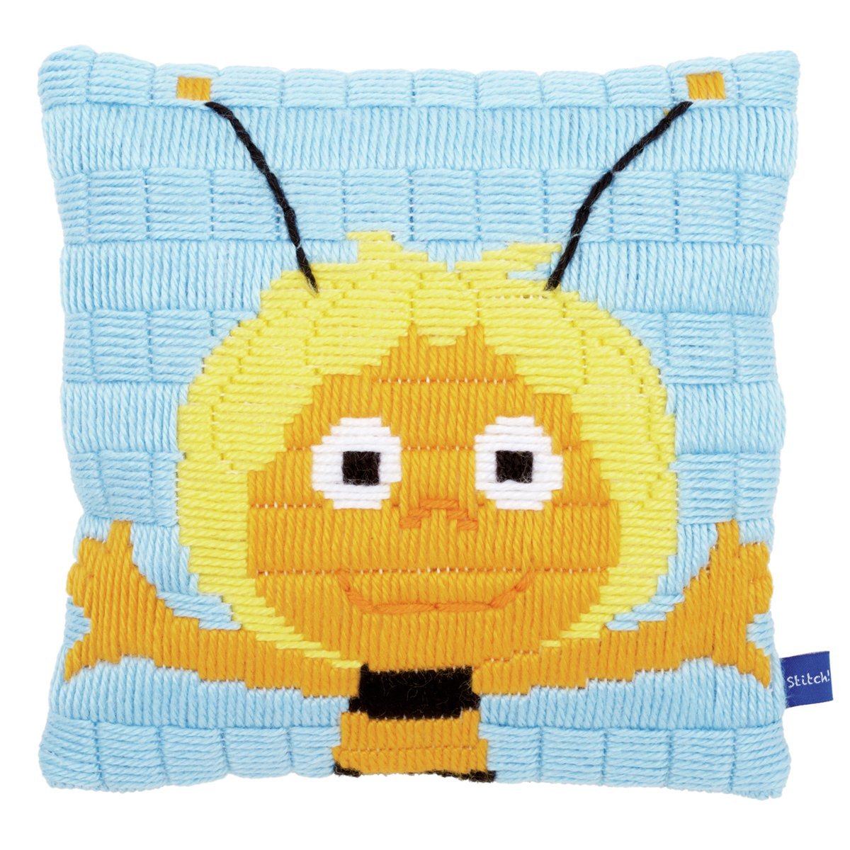Vervaco Long Stitch Cushion: Maya: Glad, NA, 25 x 25cm