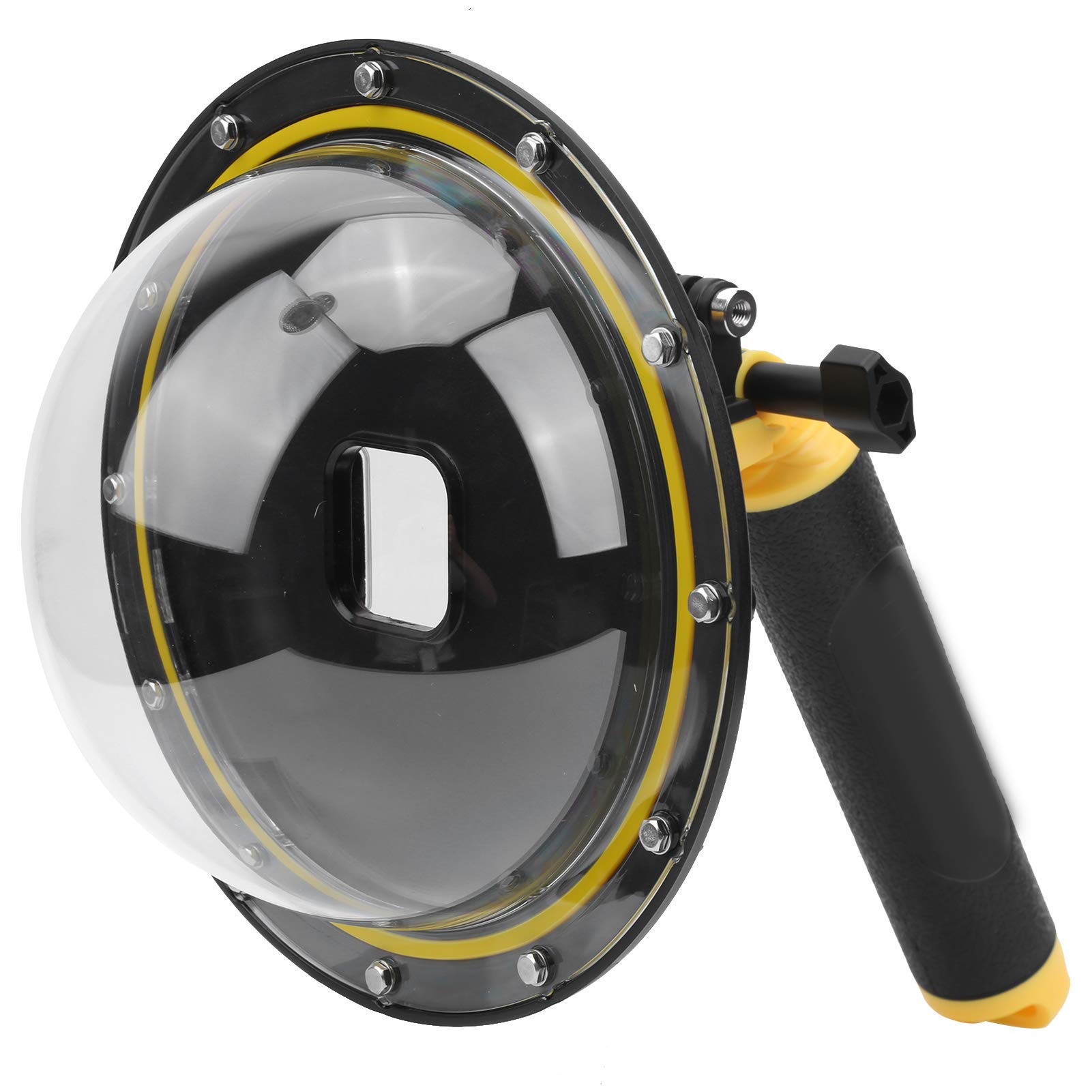 Topiky Professional Dome Port Waterproof Case Housing Shoot Underwater Diving Shield with Fish-eye Effect for Gopro Hero 9 Action Camera