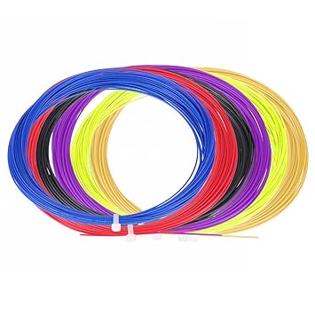 Tbest Badminton Saiten 2pcs Badminton String Set, 10m Durable Nylon Hohe Flexibilität Badminton Racket Racquet String Line Ro