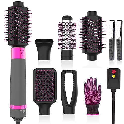 MAXIDEFT in Negative Ionic Hot Air Hair Dryer Brush