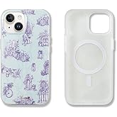 Sonix Protective Phone Case for iPhone 15, 14, 13 | Compatible with MagSafe | 10ft Drop Tested | Bleu Toile