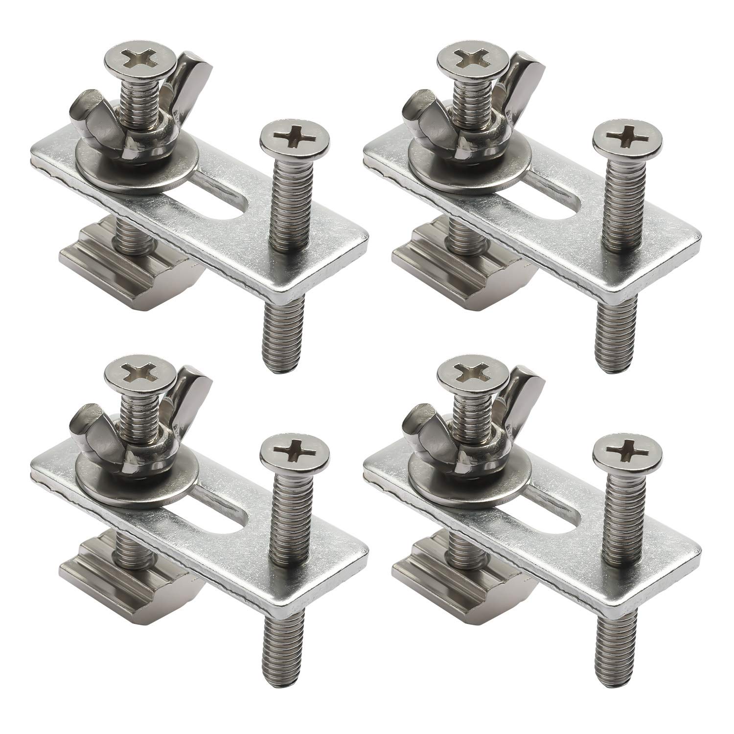 4PCS T-track Mini Hold Down Clamp Kit, Compatible with 3018-PRO/3018-MX3/3018-PROVer CNC Router Machine