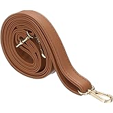 uxcell Leather Purse Strap Replacement Crossbody, 27.6-51.2 Inch Adjustable Bag Strap Purse Straps for Women Crossbody Bags Shoulder Bag Handbag, Dark Yellow