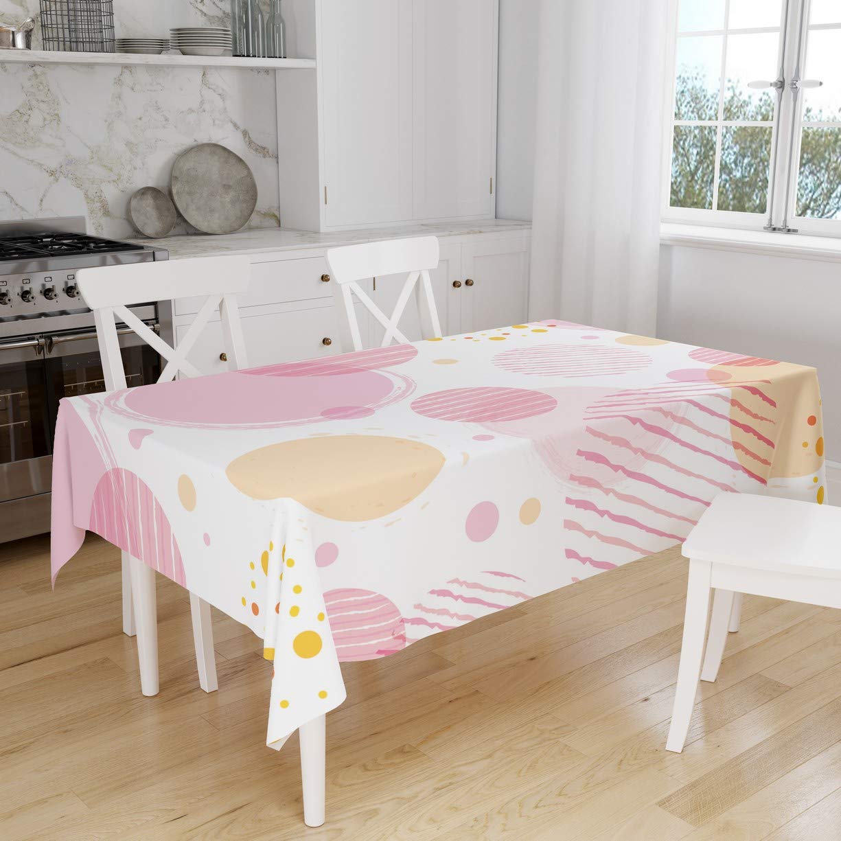 Bonamaison Kitchen Decoration, Tablecloth, 140cm x 160cm - Designed and Manufactured in Turkey