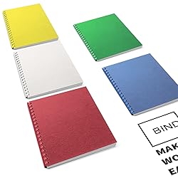 Binditek 20 Pack Plastic Binding Comb Spines, 1