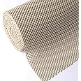 Shelf Drawer Liner Non-Adhesive Non Slip Durable Strong Long Size 12 in X 20ft for Drawers, Shelves, Cabinets, Storage, Kitchen and Desks, Beige