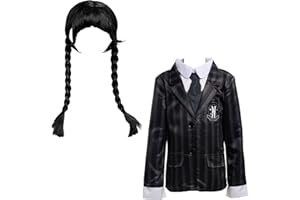 Wednesday Dress Up Set, 2-Pieces, Nevermore Academy Uniform, Dress Up and Pretend Play, Kids Toys for Ages 3 Up by Just Play