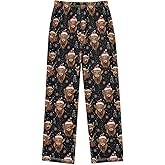 senya Christmas Pajama Pants Green Grid Pattern Long Sleep Pants Lounge Bottoms