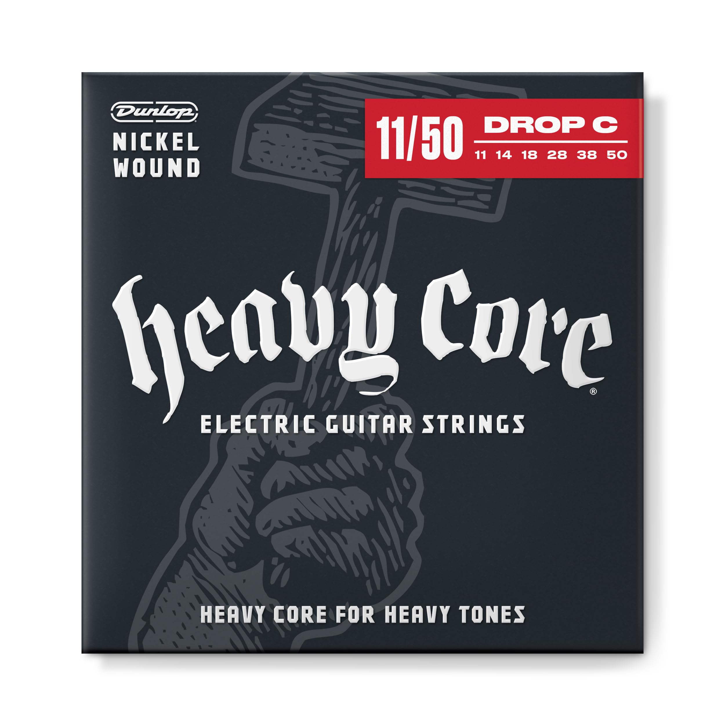 Dunlop DHCN1150 Heavier Core 11-50 Electric Guitar Strings