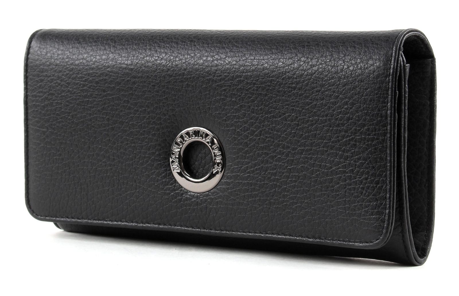 Mandarina Duck Women's Mellow Leather P2FZP52 Wallet, Nero, 19x10x2 (L x H x W) — image 1