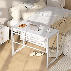 GreenForest Folding Desk for Small Spaces,39.4 in