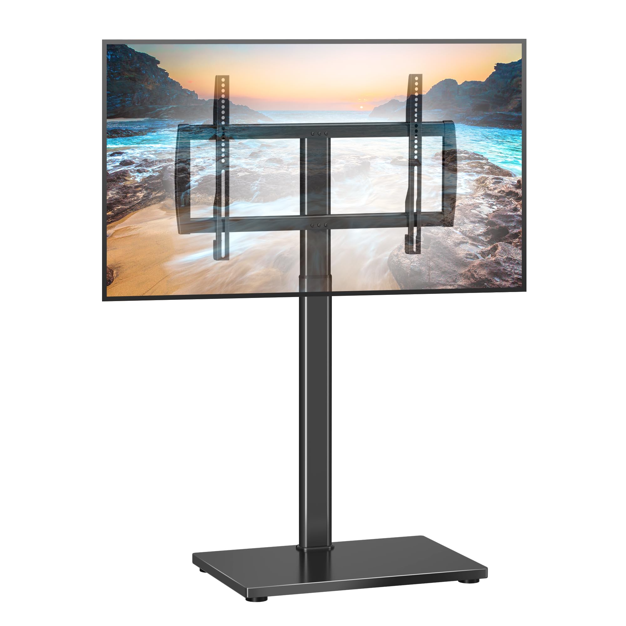 Photo 1 of *UNTESTED*
XINLEI Universal Pedestal TV Stand with Bracket for 32"-75" TVs Floor TV Stand w/Cable Management Holds 132lbs Max VESA 600x400mm TS004H