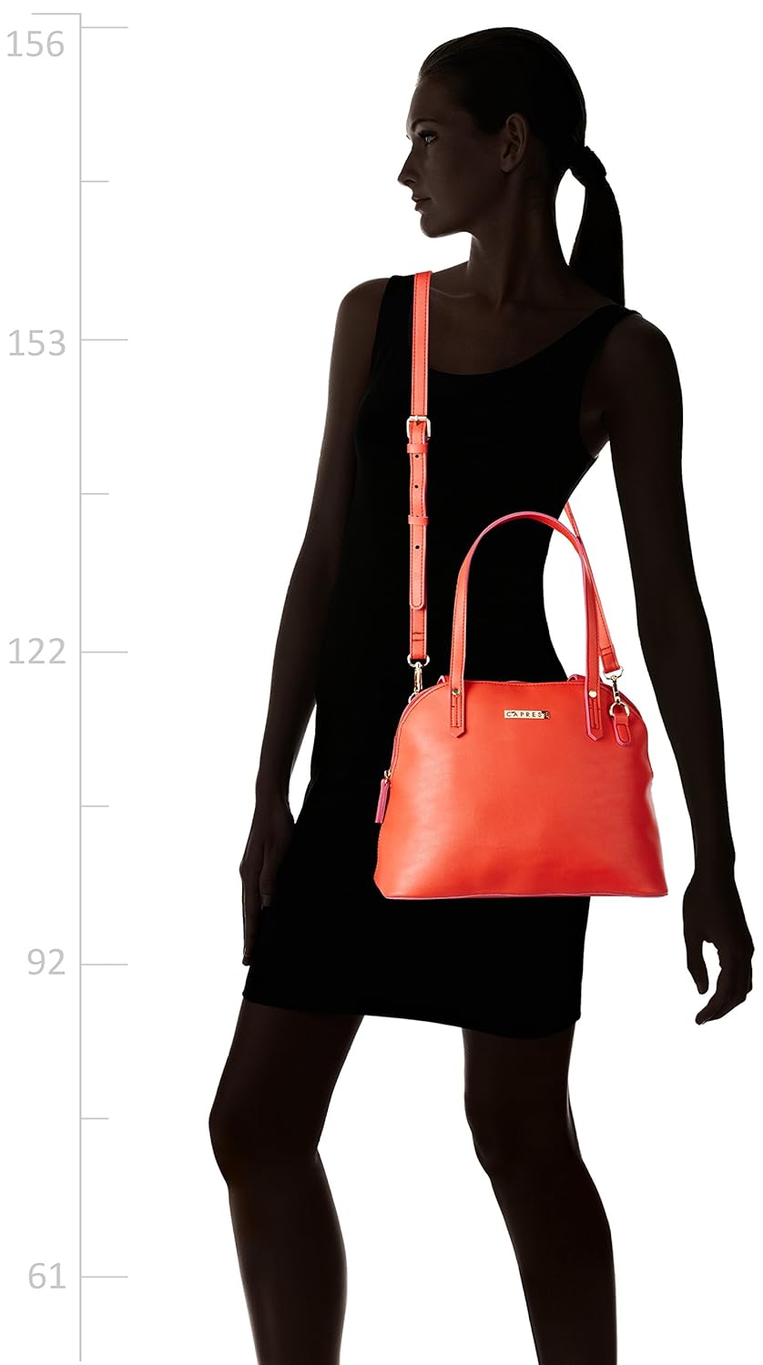 caprese pema women's satchel (coral) ()