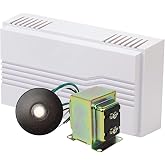 Newhouse Hardware Hardwired Chime Kit with 16-Volt/30VA Transformer and Recess-Mount Metal Oil-Rubber Bronze Button