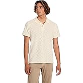 GUESS Mens Short Sleeve Logan Knit Polo