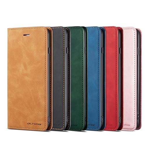 QLTYPRI for iPhone iPhone 6S Case, Premium PU Leather Cover TPU