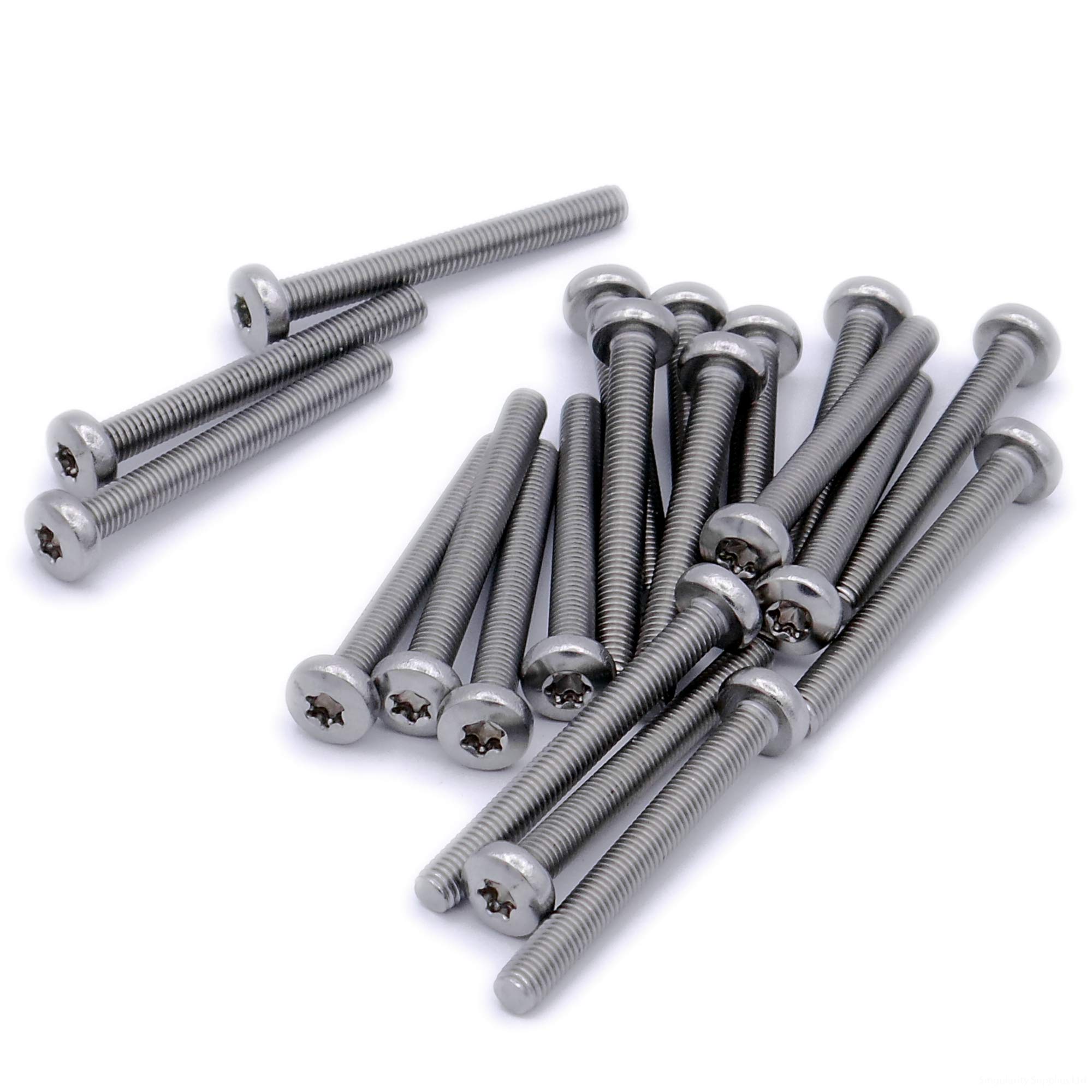 M8 (8mm x 25mm) TX Pan Machine Screw (Bolt) - Stainless Steel (A2) (Pack of 10)