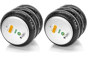 2 pack of TORQUE Triple Convoluted Air Spring Bag (Replaces Firestone 8032, 7995, W01-358-8032, W01-358-7995 Hendrickson S-12405, C-12405) (2 x TR8032)