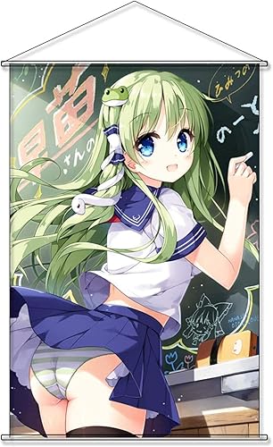 Amazon Eir タペストリー 東方project 東方プロジェクト 東風谷早苗 こちや さなえ Kochiya Sanae ポスター 掛ける絵 巻物 軸物 部屋飾り壁 アニメ おしゃれ 萌え 60cm 90cm アニメ 萌えグッズ 通販