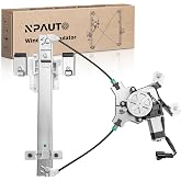 NPAUTO Rear Left Driver Side Power Window Regulator with Motor fit for 07-14 Chevy Tahoe, GMC Yukon, Cadillac Escalade 2007 2008 2009 2010 2011 2012 2013 2014, 741-390