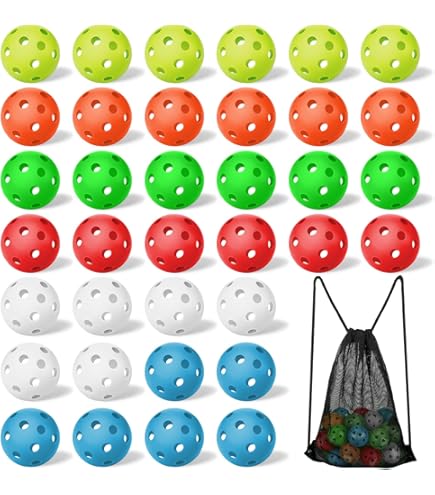 Balles Wiffle® - Lot De 3 Balles De Baseball Perforées En Plastique - USA