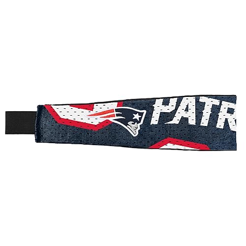 Littlearth Unisex-Adult NFL New England Patriots Jersey FanBand Headband, Team Color, One Size, (300404-PATS-1)