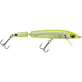 Bomber Lures Jointed Wake Minnow Fishing Lure - Produces a Fish-Enticing V-Wake