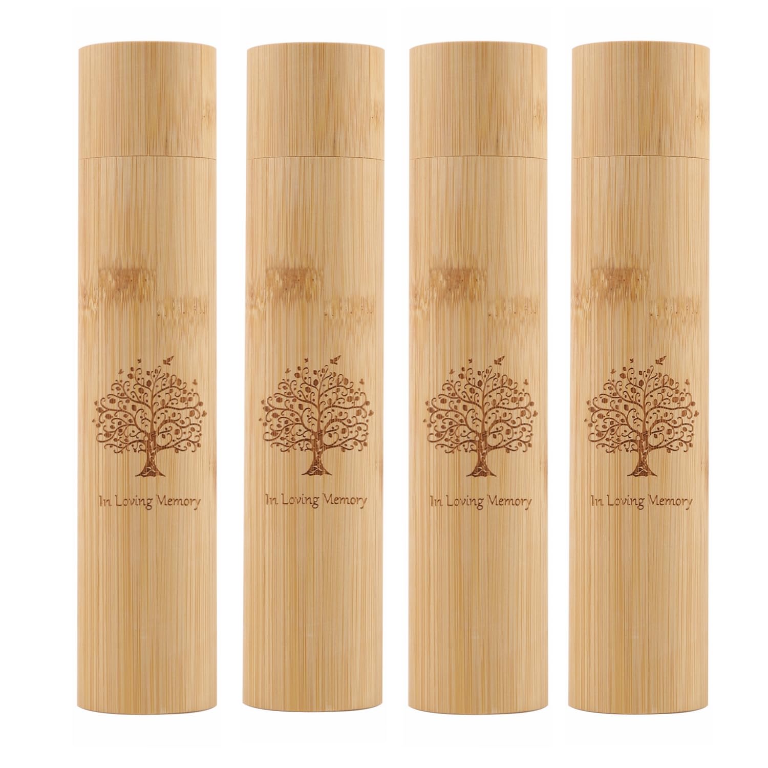 Eco Bomboo Scattering Urn – Biodegradable Scattering Tube for Ashes - Small Cremation Urn for Adult Ashes (4)